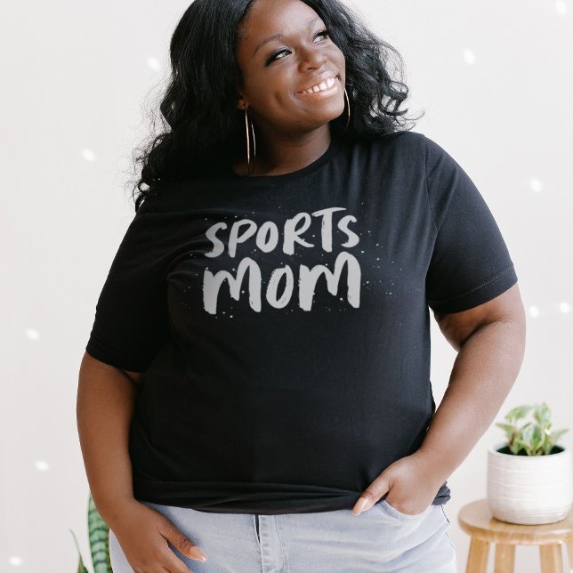 Sports mum cool black and white T-Shirt (Creator Uploaded)