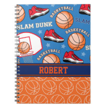 SPORTS Personalised Name Basketball Fan Pattern