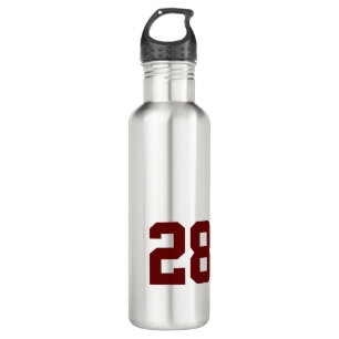 Sports Player Number School Colours Team Fun 710 Ml Water Bottle