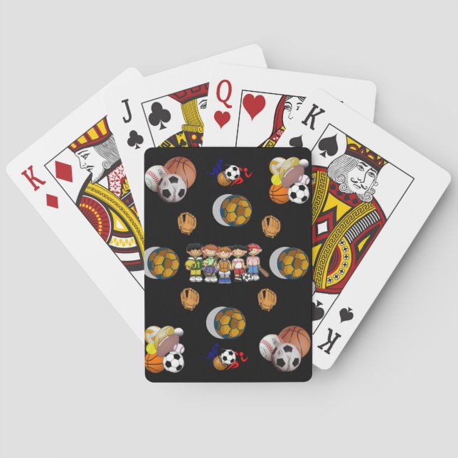 Sports Playing Card Deck (Back)