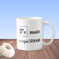 Sports pun iron element Fe male