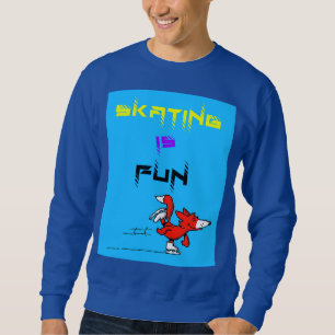 Sports Puppy Figure Fox Buddy Skating Sweatshirt