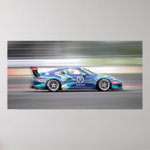 Sports Racing Car Poster