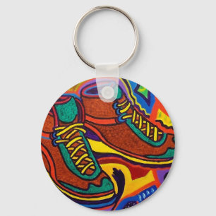 Sports Sneakers by Piliero Key Ring