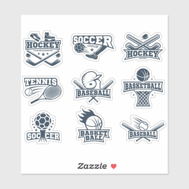 Sports Stickers (Sheet)