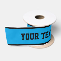 SPORTS STRIPES - Cyan Black White + your text