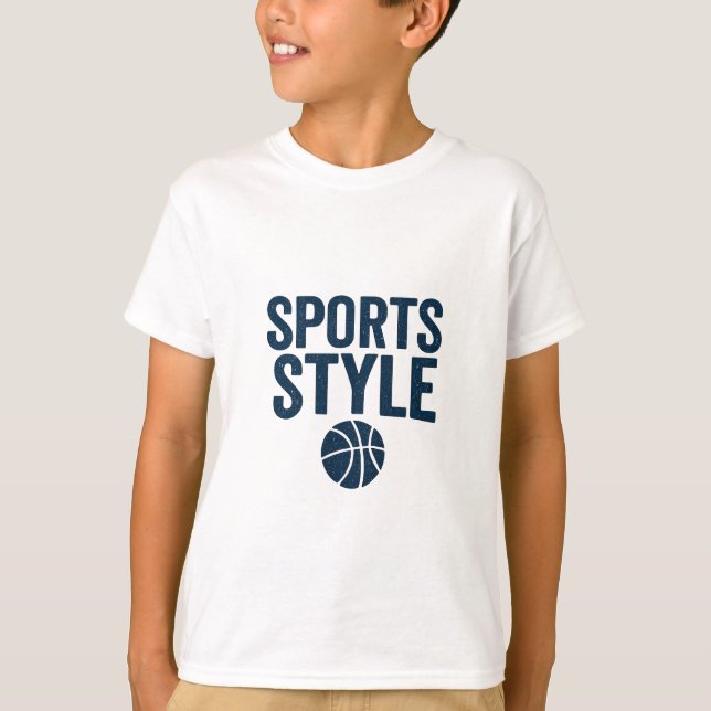 Sports Style Tee  (Front)