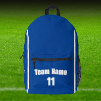 Sports Team Backpacks - Custom Name and Number
