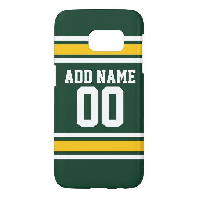 Sports Team Football Jersey Custom Name Number Case-Mate Samsung Galaxy Case (Back)