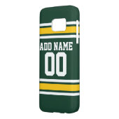 Sports Team Football Jersey Custom Name Number Case-Mate Samsung Galaxy Case (Back Left)