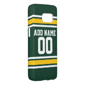Sports Team Football Jersey Custom Name Number Case-Mate Samsung Galaxy Case (Back/Right)
