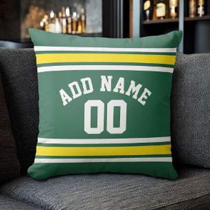 Sports Team Football Jersey Custom Name Number Cushion