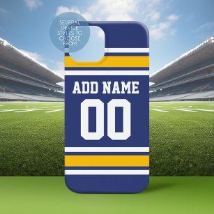 Sports Team Jersey with Custom Name and Number Case-Mate iPhone 14 Plus Case