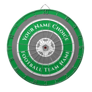 Sports Team Personalised in Green Dart Board