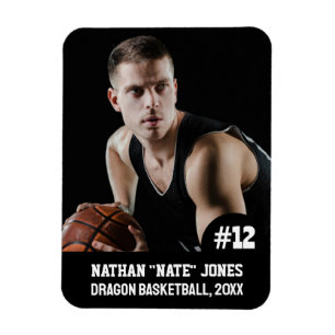 Sports Team Player (3"x4"in) Photo Magnet