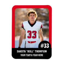 Sports Team Player (3"x4"in) Photo Magnet