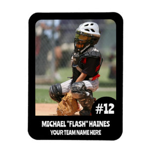 Sports Team Player (3"x4"in) Photo Magnet