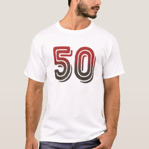 Sports Team Retro Number 50/ Year 1950 / Fifty T-Shirt