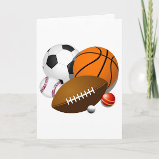 Sports-themed Fathers' Day Card