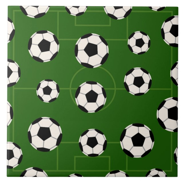 Sports volley ball pattern home decor tile (Front)