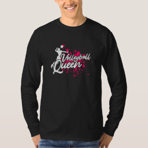 Sports Volleyball Player Volley Queen T-Shirt