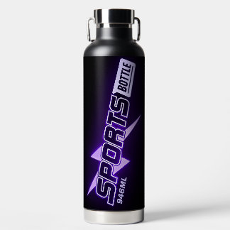 Sports Water Bottle 946 ml – Violet and Black Desi
