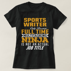 Sports Writer T-Shirt