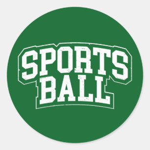 "Sportsball" Classic Round Sticker