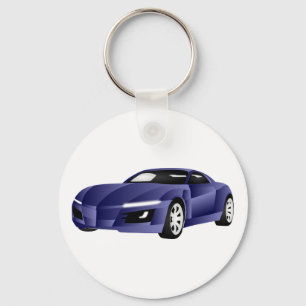 Sportscar Key Ring