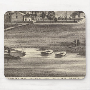 Sportsmans Home, Squan Beach, NJ Mouse Pad