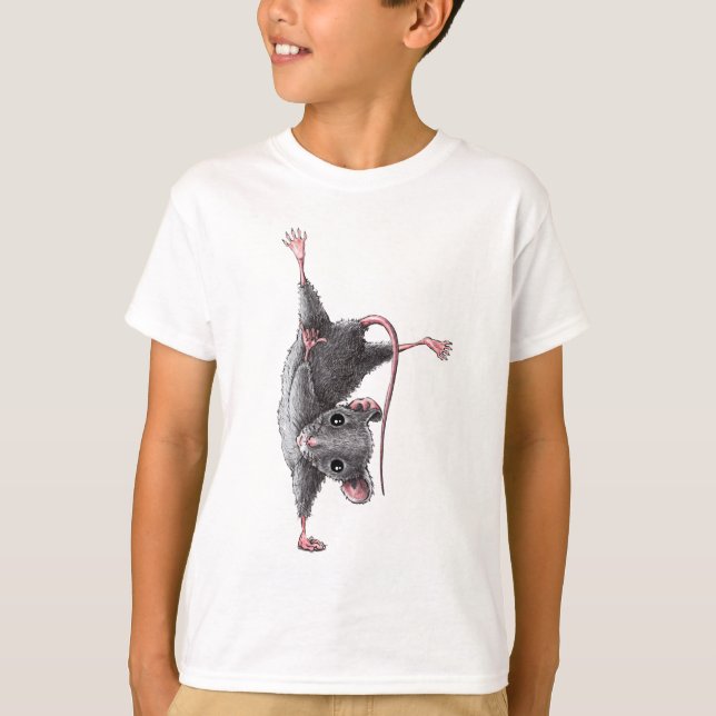 Sporty Animal - Hang Loose Mouse T-Shirt (Front)