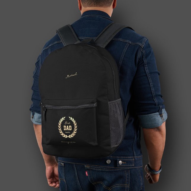 Sporty Best Dad Father's Day from Son Daughter Printed Backpack (Sporty Best Dad Father's Day from Son Daughter Printed Backpack
)