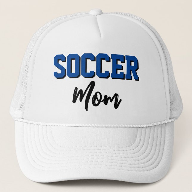 Sporty Chic Soccer Mum Trucker Hat (Front)