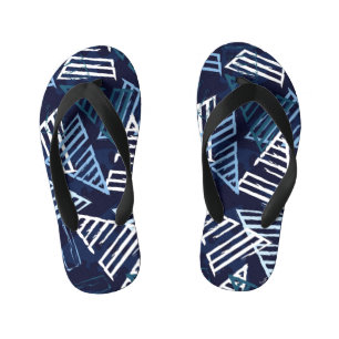 Sporty Fun: Creative Seamless Wallpaper. Kid's Thongs