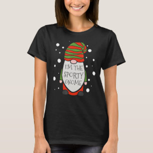 Sporty Gnome  Matching Family Group  Funny Christm T-Shirt