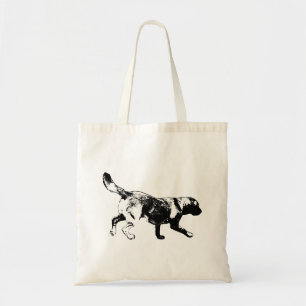 Sporty Running Labrador Ink Art Tote Bag