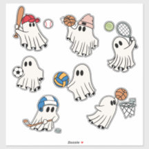 Sporty Spectral Fun Cute Ghost Pack