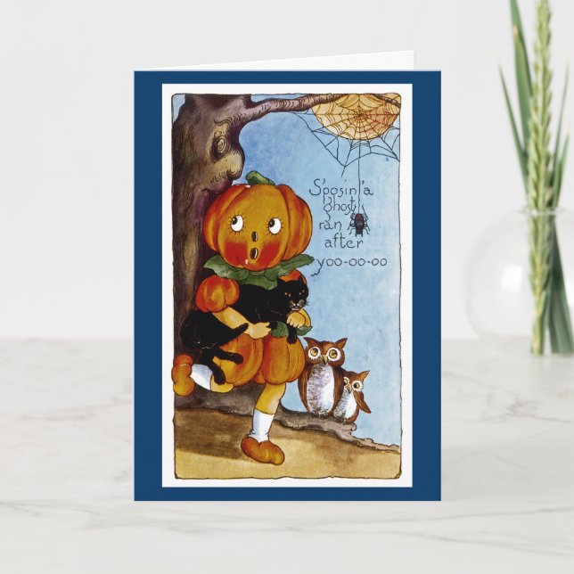 S'posin' a Ghost ran after Yoo-oo-oo! Card (Front)