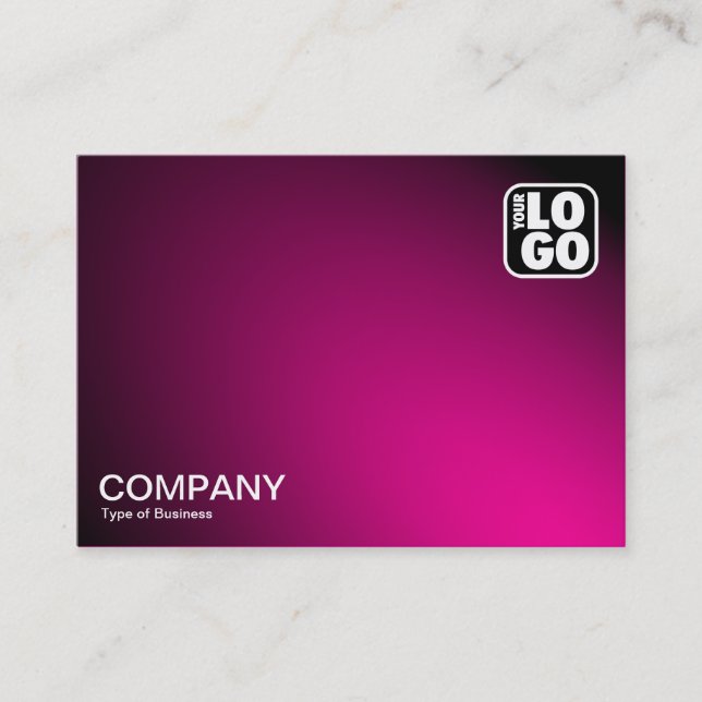 Spot lamp Illuminated - Hot Pink Business Card (Front)