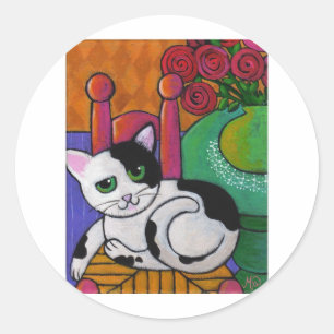 Spot The Cat Classic Round Sticker