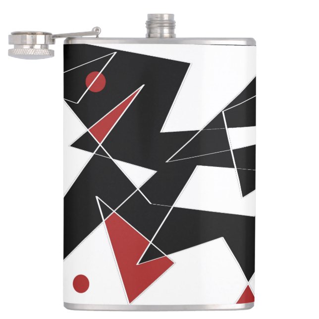 Spot the Red Balls  Hip Flask (Opened)