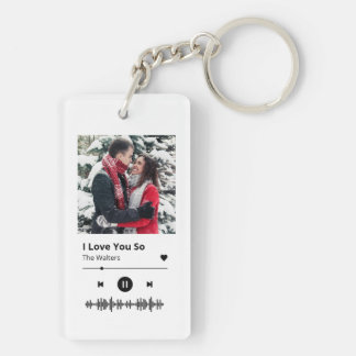 Spotify Love Customisable Keychain