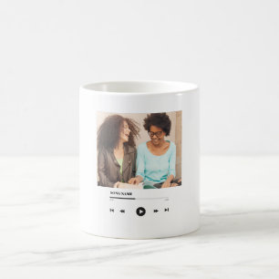 Spotify personalised friends gift coffee mug