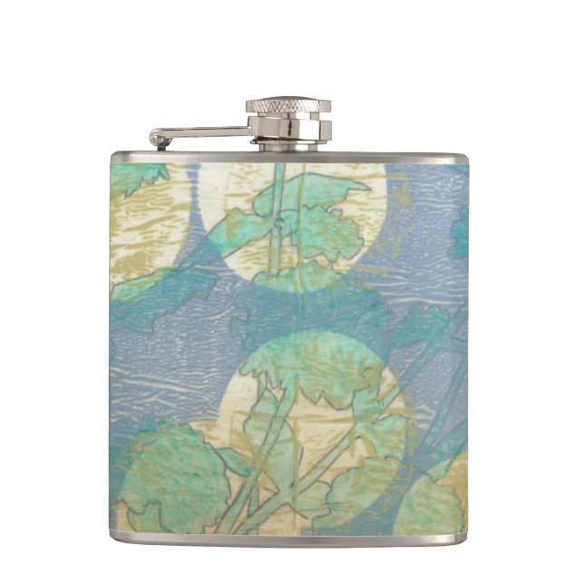 Spotlight Floral I Hip Flask (Front)