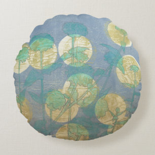 Spotlight Floral I Round Cushion
