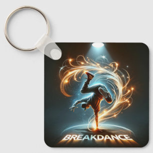 "Spotlight Groove" - dancing in the spotlight! Key Ring