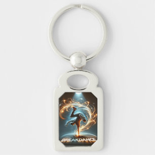 "Spotlight Groove" - dancing in the spotlight! Key Ring