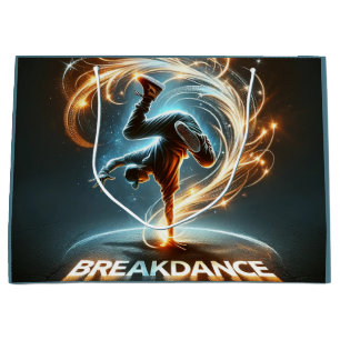 "Spotlight Groove" - dancing in the spotlight! Large Gift Bag