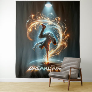 "Spotlight Groove" - dancing in the spotlight! Tapestry