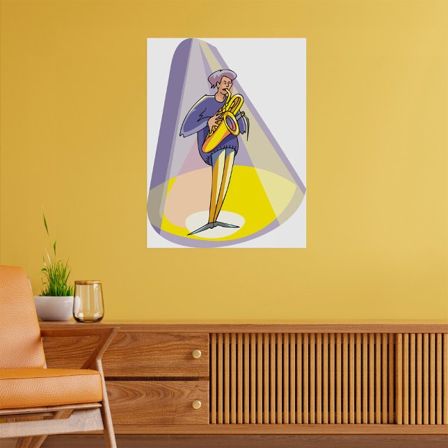 Spotlight On A Musician Poster (Creator Uploaded)